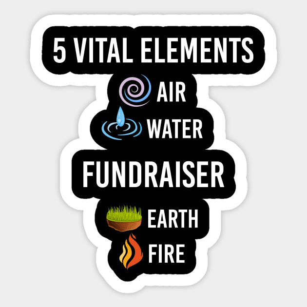 5 Elements Fundraiser Sticker by Happy Life